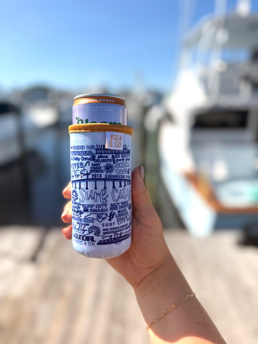 Surf City Can Sleeves (SLIM & REG)