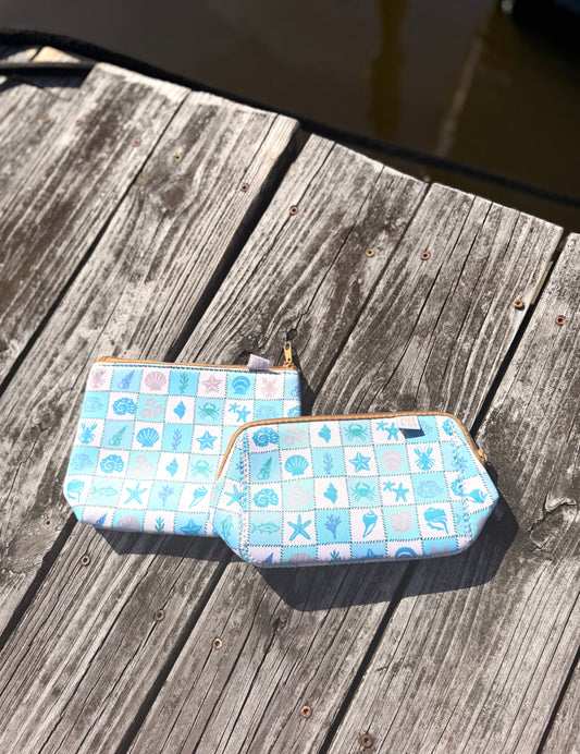 Coastal Quilt Pouches