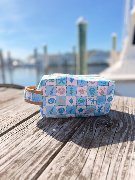 Coastal Quilt Cosmetic Pouch