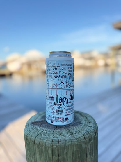 Topsail Island Can Cooler