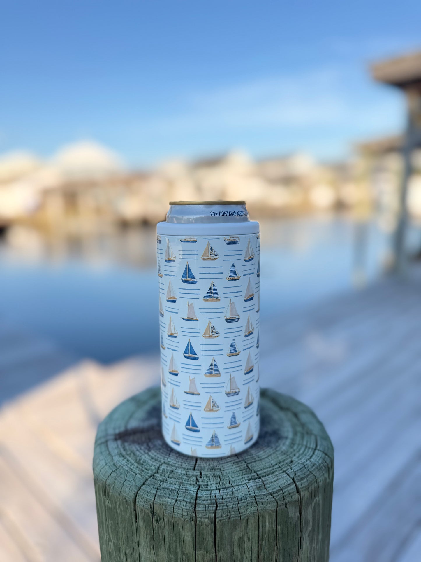 Sail Away Can Cooler
