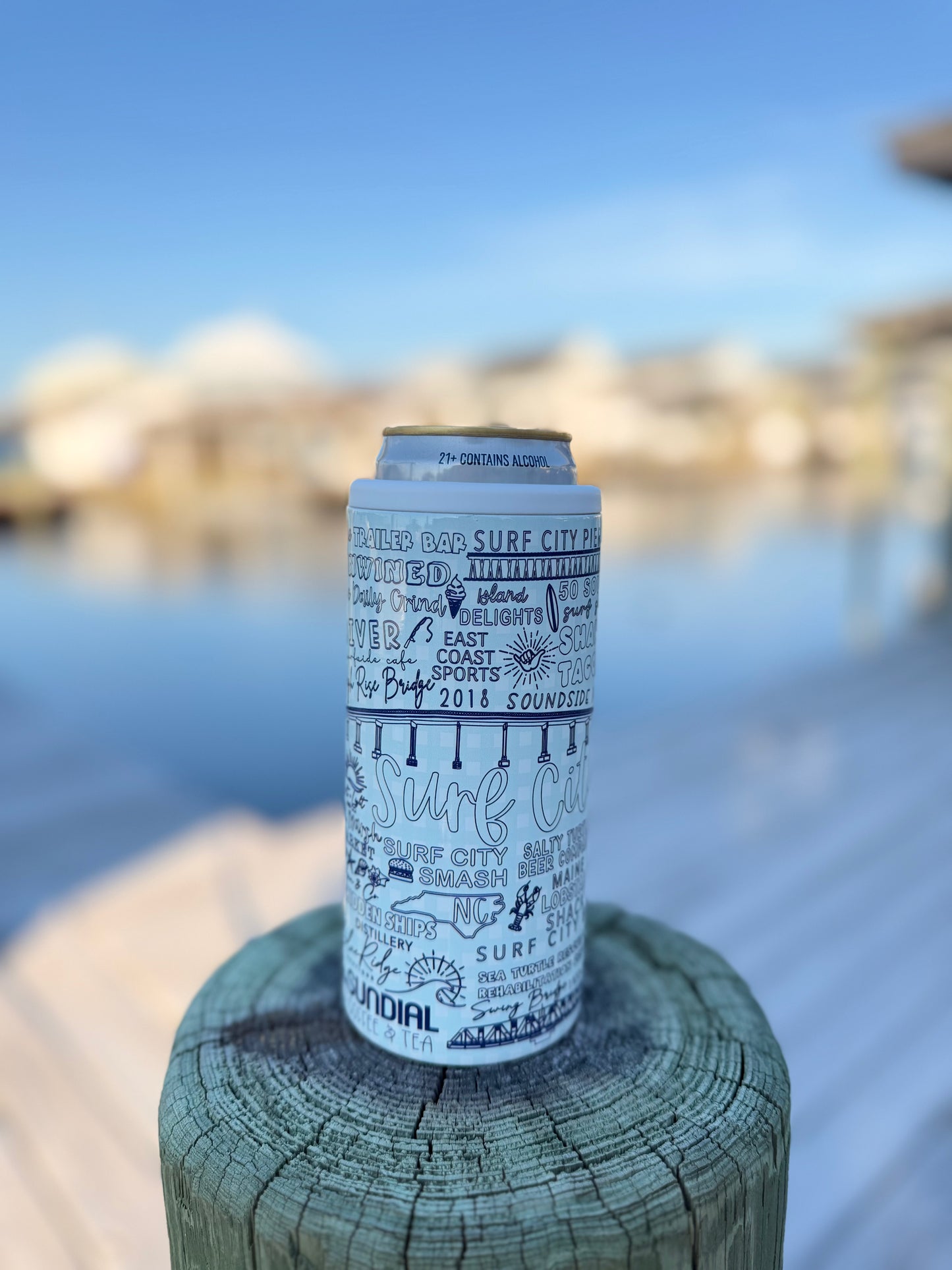Surf City Can Cooler