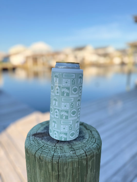 Sage & Sand Can Cooler