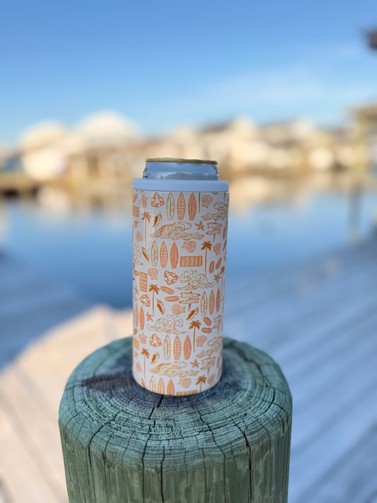 Coastal Sunset Can Cooler