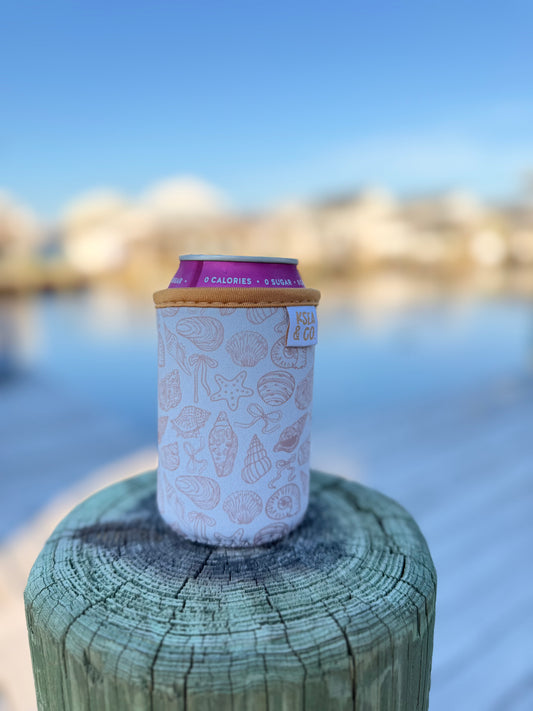 Ivory Tides Can Sleeves (SLIM & REG)