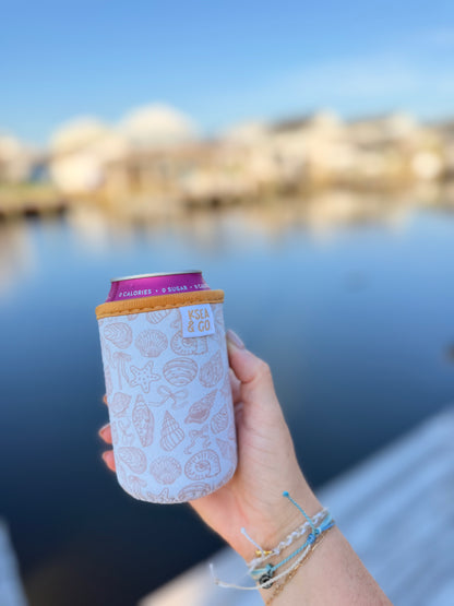 Ivory Tides Can Sleeves (SLIM & REG)