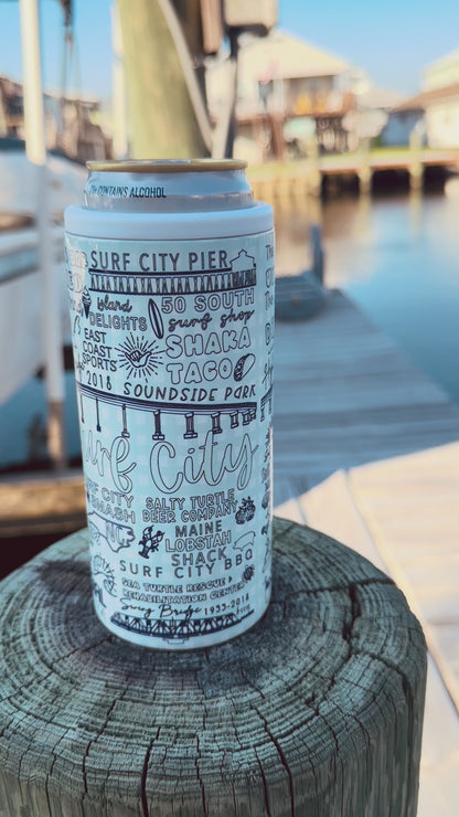 Surf City Can Cooler